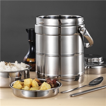 不锈钢保温饭盒  超长保温桶2层饭桶  便携大容量