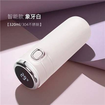保温杯女士ins风   高颜值网红款便携304不锈钢杯子   智能款